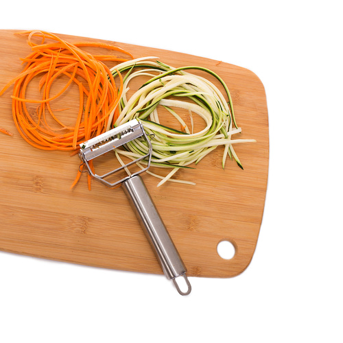Sturdy Steel Vegetable & Cheese Shredder & Peeler 100% BPA Free Silicone