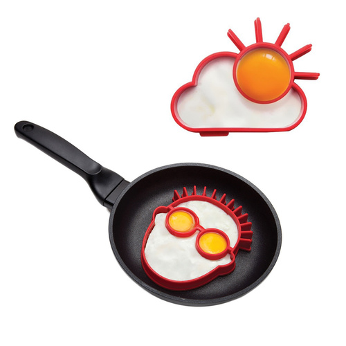 Sunny-Side with the Egg Man Silicone Mould Breakfast Set 100% BPA Free Silicone