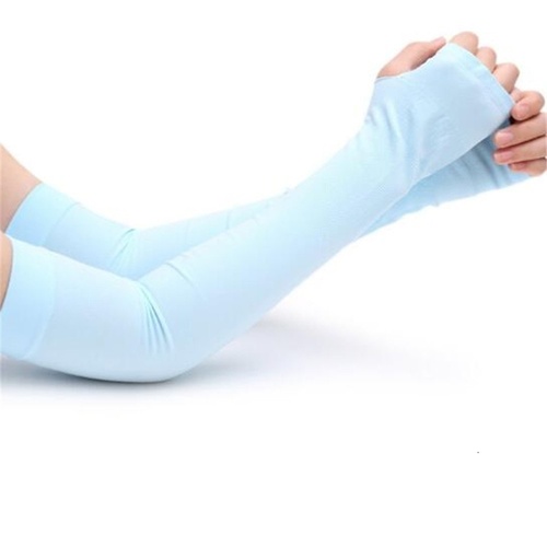 Blue Sun Protection Arm Cooling Sleeve-1 Pair
