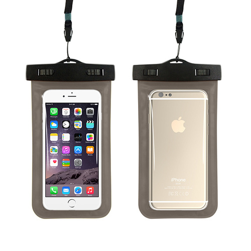 Black Waterproof Case Dry Bag for Smartphone