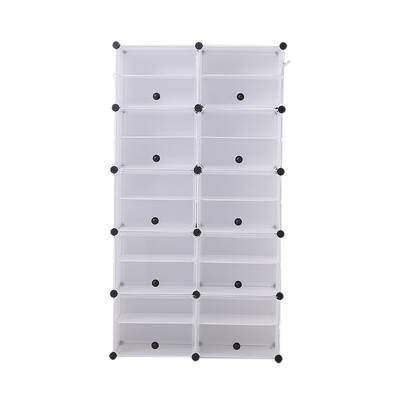 Shoe Cube Cabinet Rack Shelf Stackable 10 Tier