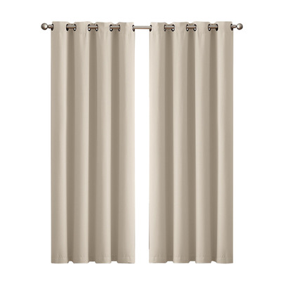 2x Blockout Curtains Panels 3 Layers- Stylish
