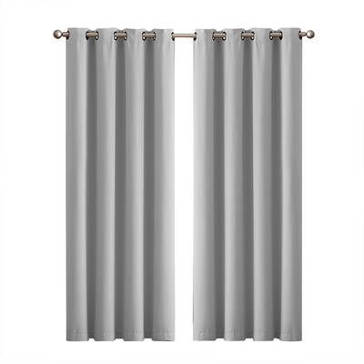 Blockout Curtain 102x275cm Grey