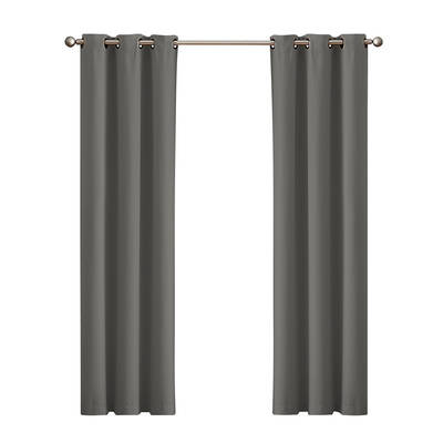 Blockout Curtain 102x241cm Charcoal