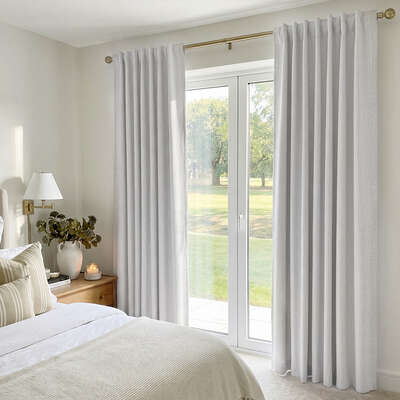 Blackout Curtains 2-Panel Thermal Linen 180x230cm | EXTG