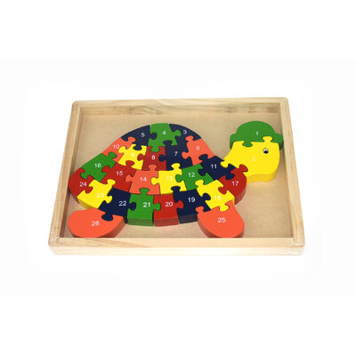 TURTLE JIGSAW IN TRAY 26PCS