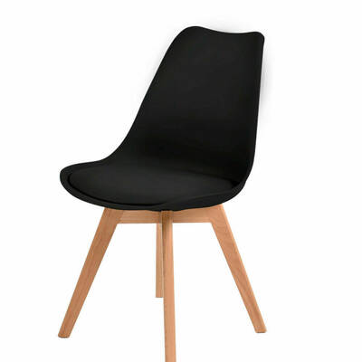 2x PU Leather Dining Chairs 