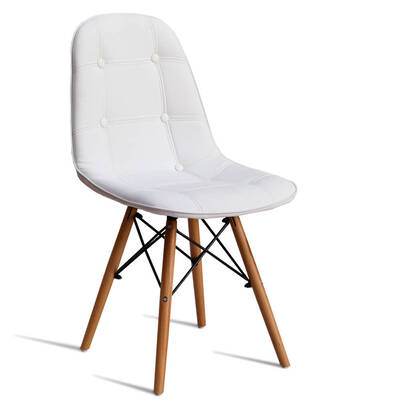 4x PU Leather Dining Chair Office Cafe Chairs