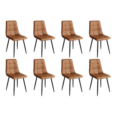 Cozy 8x Dining Chairs Kitchen Chair - Soft Cushion Classic Durable