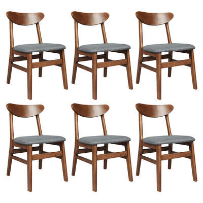 Elegant 6xDining Chairs Kitchen Chair - Foldable Function Classic