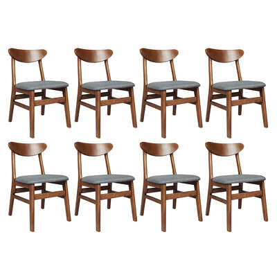 Cozy 8x Dining Chairs Kitchen Chair - Adjustable Height Classic