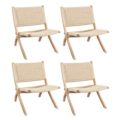 Minimalist 4x Accent Chair Foldable Recliner - Easy Assembly