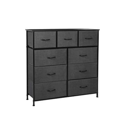 Versatile 9 Chest of Drawers Storage Cabinet - Foldable Function