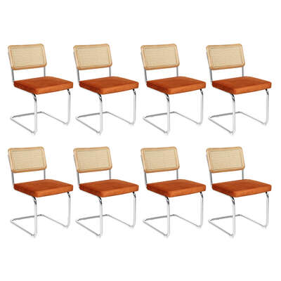 Luxury 8xRattan Chair Dining Chairs - Sleek Modern Look Classic