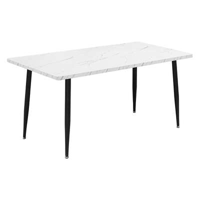 Minimalist Steel Dining Table 4-6 Seater 150cm - Premium Quality Build