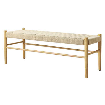 Luxury Kraft Rope Bench Seat - Comfortable Design Classic Durable