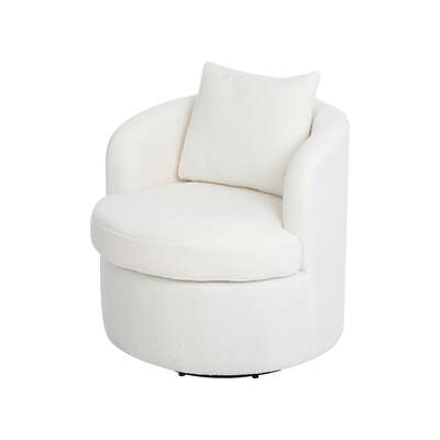 Premium Fleece Swivel Chair - Comfortable Design Classic Durable