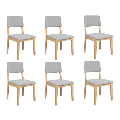 Modern Dining Chairs 6 Upholstered Kitchen Chair - Foldable Function