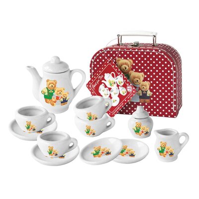 13PCS BEAR PORCELAIN TEA SET
