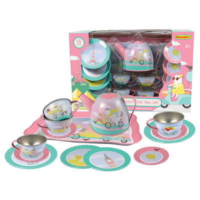Animal Tourists Tin Tea Set 15Pcs