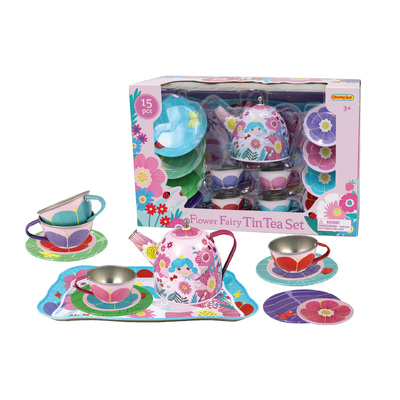 Flower Fairy Tin Tea Set 15Pcs