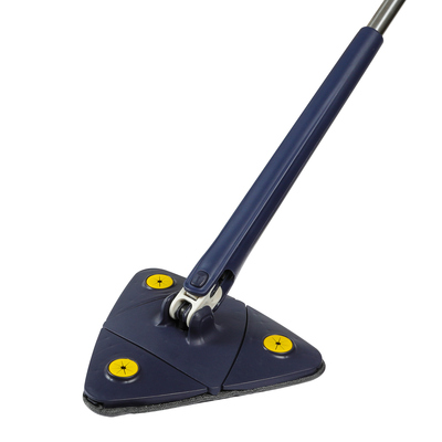 Cleanflo Cleaning Mop Dry Wet Triangle Blue