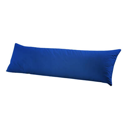 Luxury Slip Cotton Maternity Pregnancy Pillow 137cm Navy