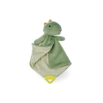 Snuggle buddy minty dinosaur blanket