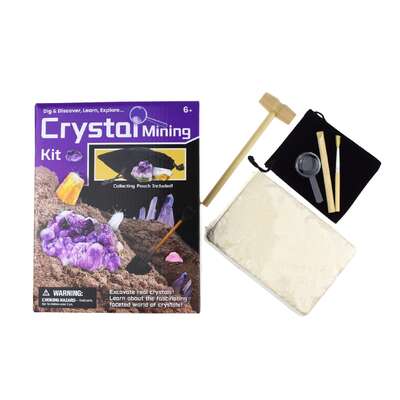 Dig & discover crystal mining kit