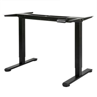 Functional Motorised Standing Desk Frame Black Dual Motor - Premium