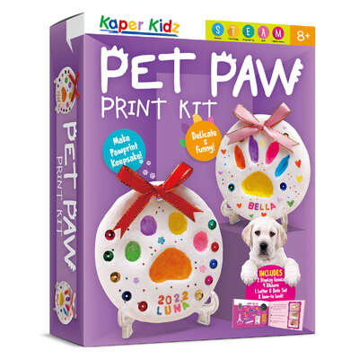  pet paw print craft kit