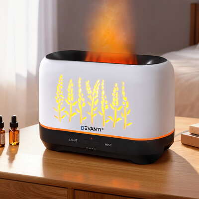 Aroma Diffuser Aromatherapy Ultrasonic 200ml Essential Oil Humidifier