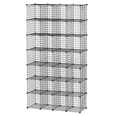28 Cube Storage Cabinet DIY Wire Storage Shelves