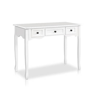 French Provincial Hall Table - White