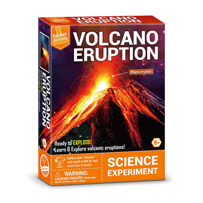 Pocket science volcano eruption