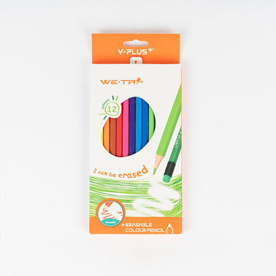 Erasable Color Pencil with Eraser