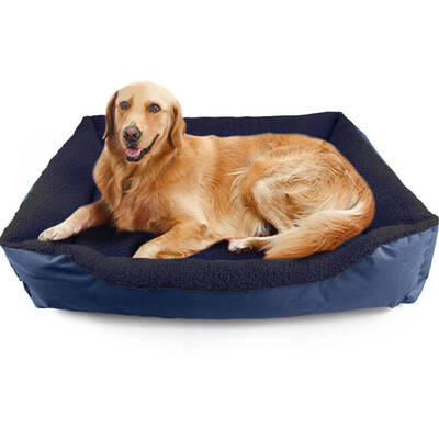 Pet Bed Mattress Dog Cat Pad Mat Cushion Soft Winter Warm X Large Blue
