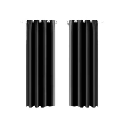 2x Blockout Curtains 3 Layers Eyelet Room Darkening 240x230cm