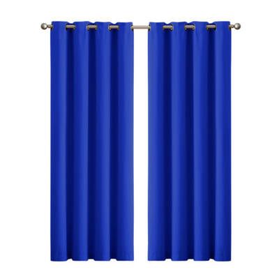 Deluxe Blockout Curtains 3 Layers Pure Fabric Room Darkening Single Pannel
