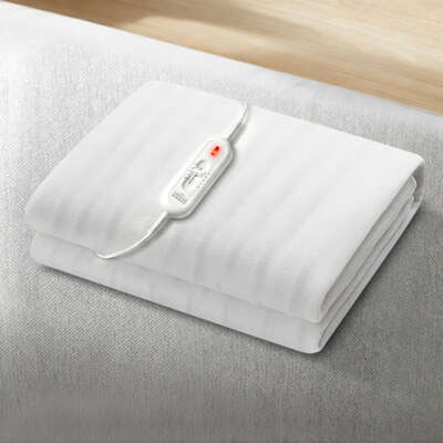 Electric Blanket King Single Fully Fitted Heated Washable Pad
