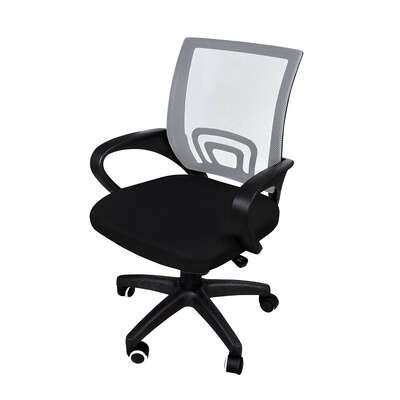 Minimalist 2x Office Chair Gaming Computer Grey - Comfortable Design