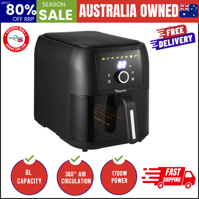 Air Fryer 8L Fryers Oven Digital Touch Oil Free Cooker 1700W Kitchen