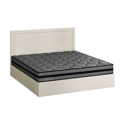Bed Frame With Mattress Set King Size Gas Lift Storage ADI