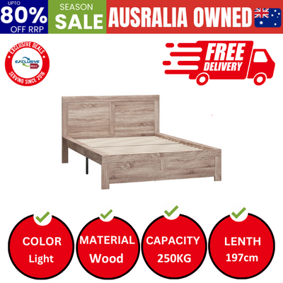 Bed Frame Double Size Wooden Bed Platforms