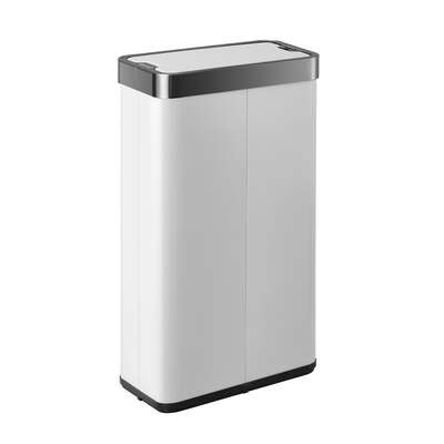 75L Motion Sensor Bin Stainless Steel Automatic Trash Can White Kitchen