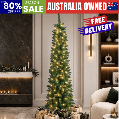 Slim Christmas Tree 6ft Green