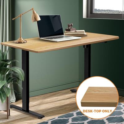 Elevate Your Productivity with a Oak 120cm Standing Desk Table Top for Office Use