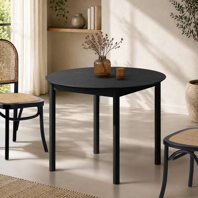 Round Dining Table 100cm 4 Seater Natural | EXTG