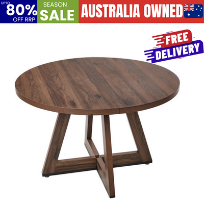 Round Dining Table Walnut
