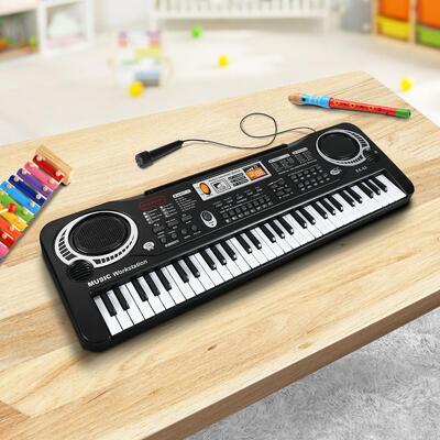 61-Key Electronic Piano Keyboard for Kids with Microphone